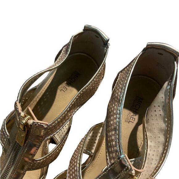 Michael by Michael Kors size 9M wedge high heeled sandals excellent condition - Picture 5 of 6